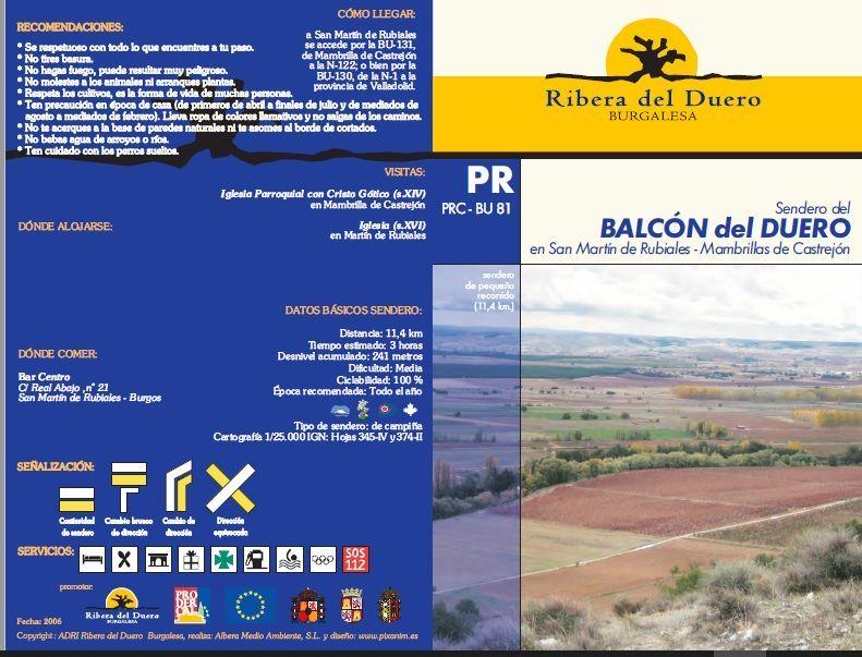 Sendero del balcón del Duero